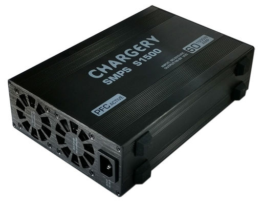 30V 24V 1500W Verstelbare UAV SMPS Batterijoplader Compact E Rickshaw 68mm 60A
