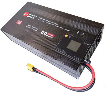 30V 1500W verstelbare spanningstroom Accu-opladeradapter SMPS 1S 4S 8S 60A