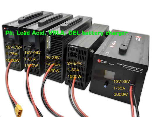 2V 12V 24V VRLA AGM Ac To Dc batterijoplader voor E-Bike Emotorcycle