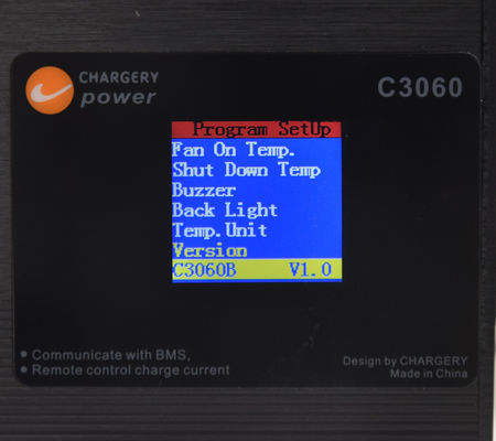 Verstelbare 29,7V 11S LTO-batterijoplader voor E-motorfiets E-scooter 1A-60A