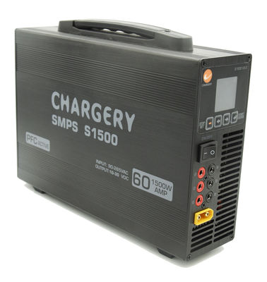 Draagbare SMPS-drone-batterijoplader voor elektrische scooter 24V 1500W