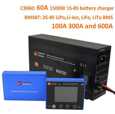 OEM NMC Lifepo4 batterijbeheersysteem BMS 4S 6S 600A Hoogspanning