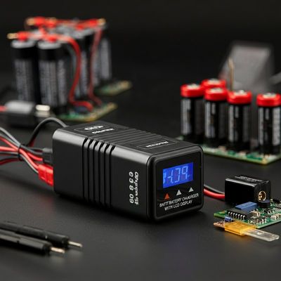 6S 3s 4s Lipo batterij oplader ontlader met LCD-scherm 5W OEM