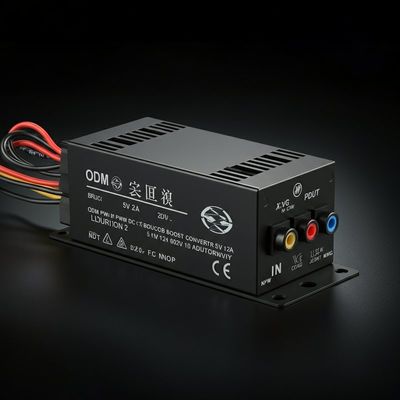 ODM PWM DC Buck Boost Converter 5v 2A voor automobiel